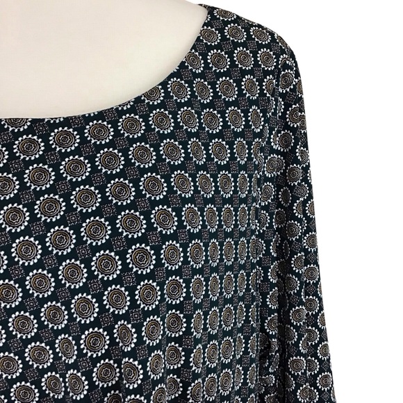 Jessica Howard Green Geometric Sheath  Dress 16W‎ Short Sleeve - Picture 2 of 12